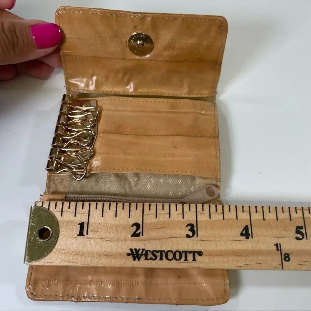 Vintage Eel leather mini wallet